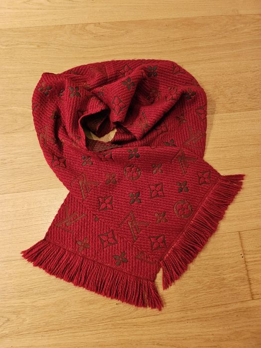 Louis Vuitton Logomania Wool шал с вълна