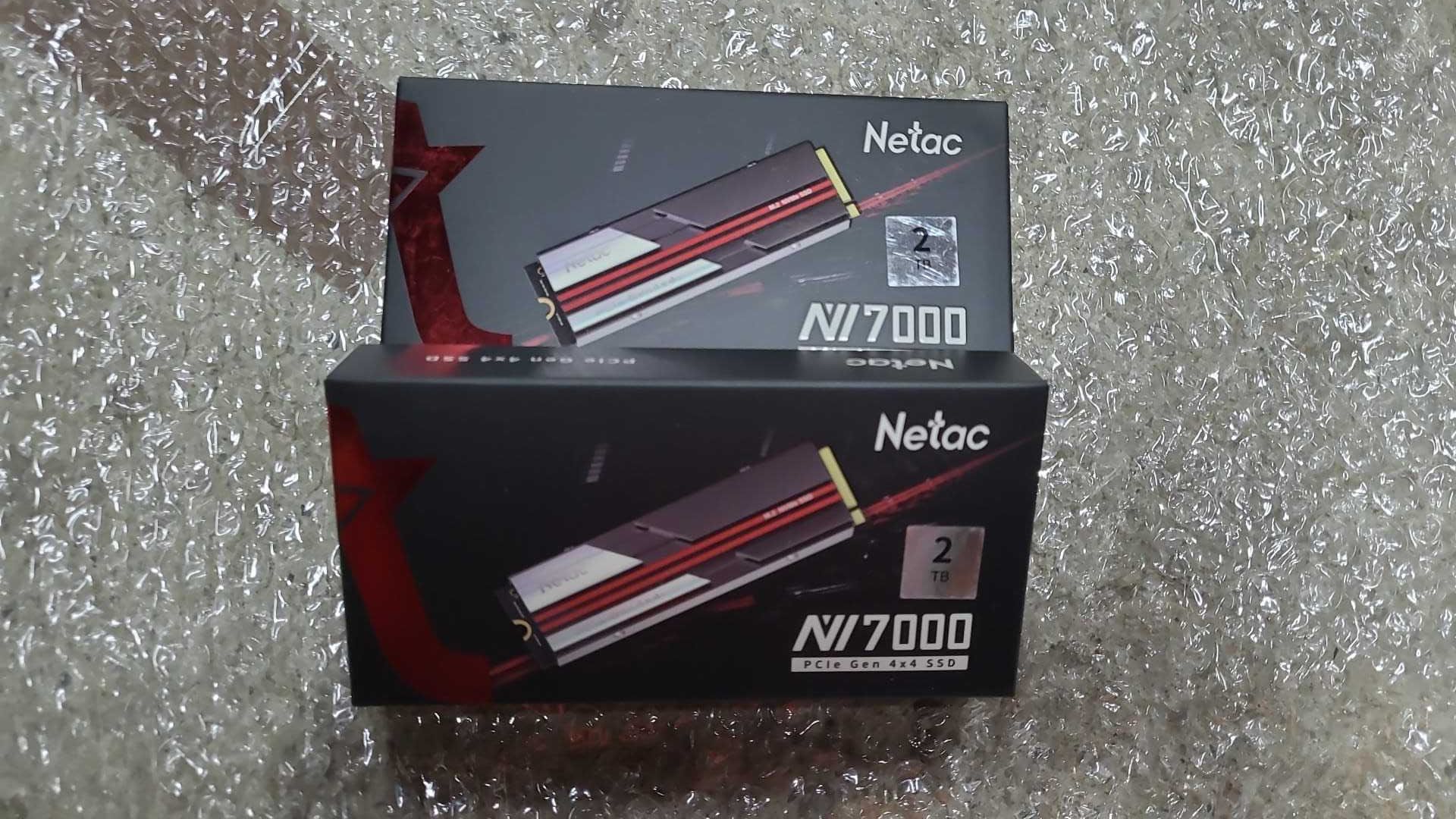 SSD 2 TB m.2 NETAC , NVME Gen4x4 7200 mbps NV7000 , sigilate