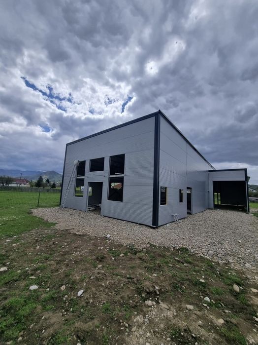 Vand structura metalica din stoc 8x15x4m confecționată din profile ipe