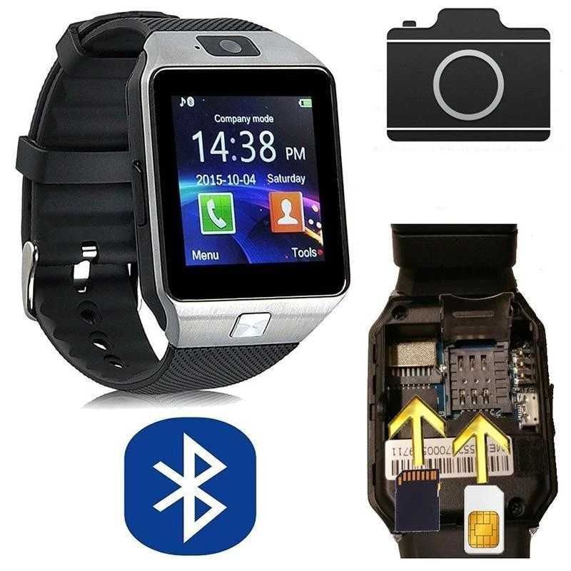 Смарт часовник Smart watch V8 с bluetooth, камера и SIM