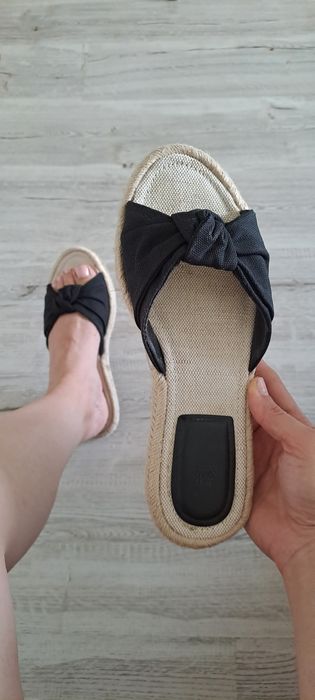 Papuci vara tip espadrile