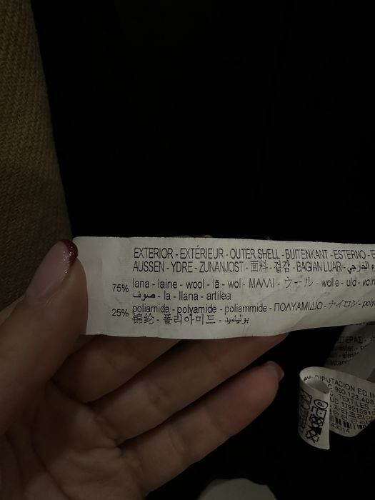 Вълнено палто ZARA размер ХС