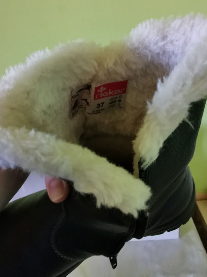 Ghete Rieker piele naturala