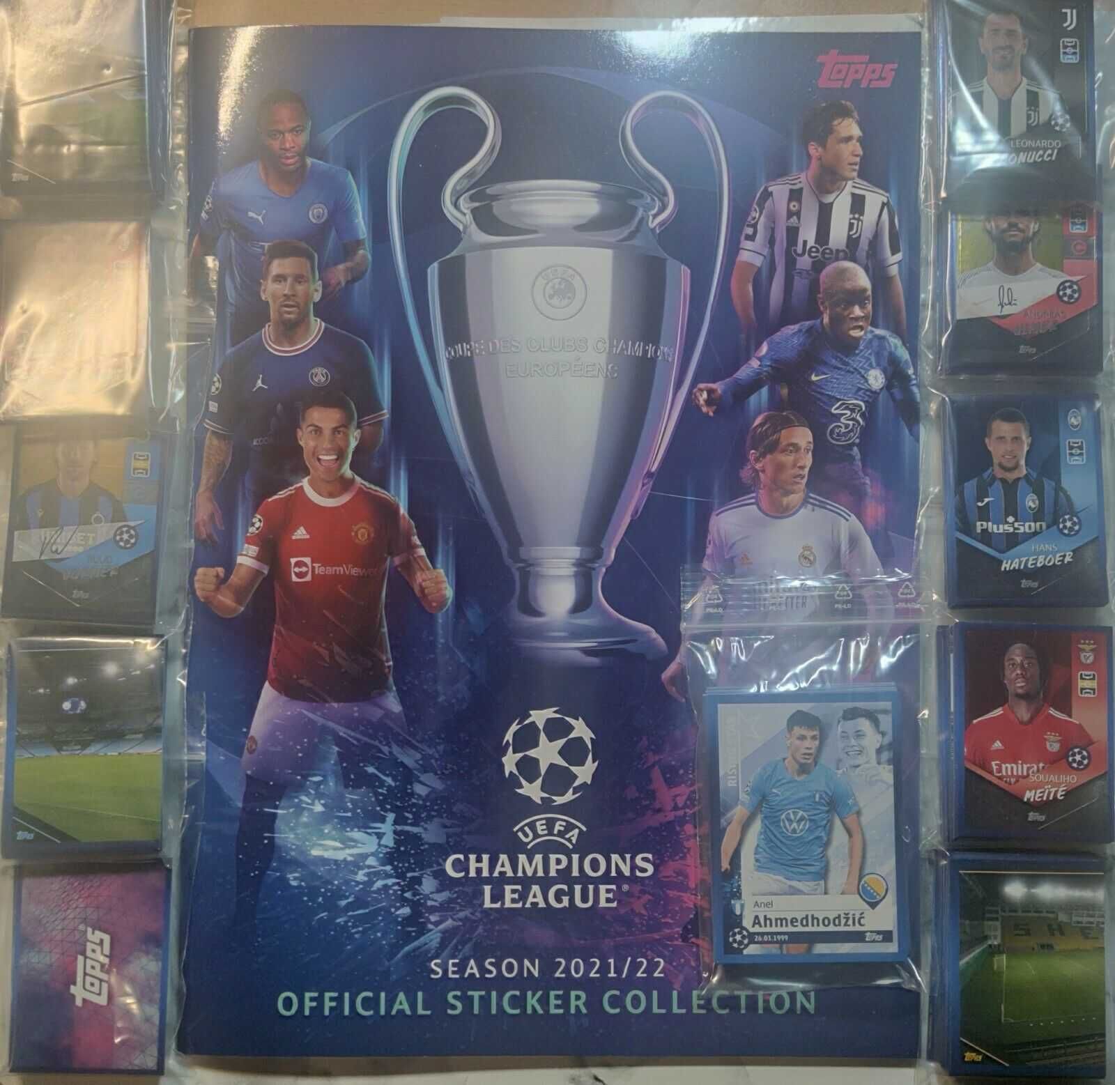 Set complet nelipit CHAMPIONS LEAGUE 2021/22 - 644 stickere