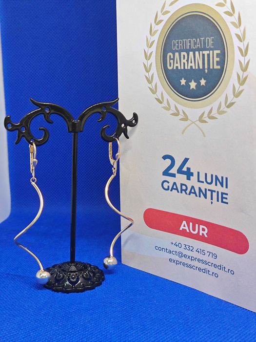 Cercei aur 14K 4.33g AG50 5116 - Garantie 2 ani!