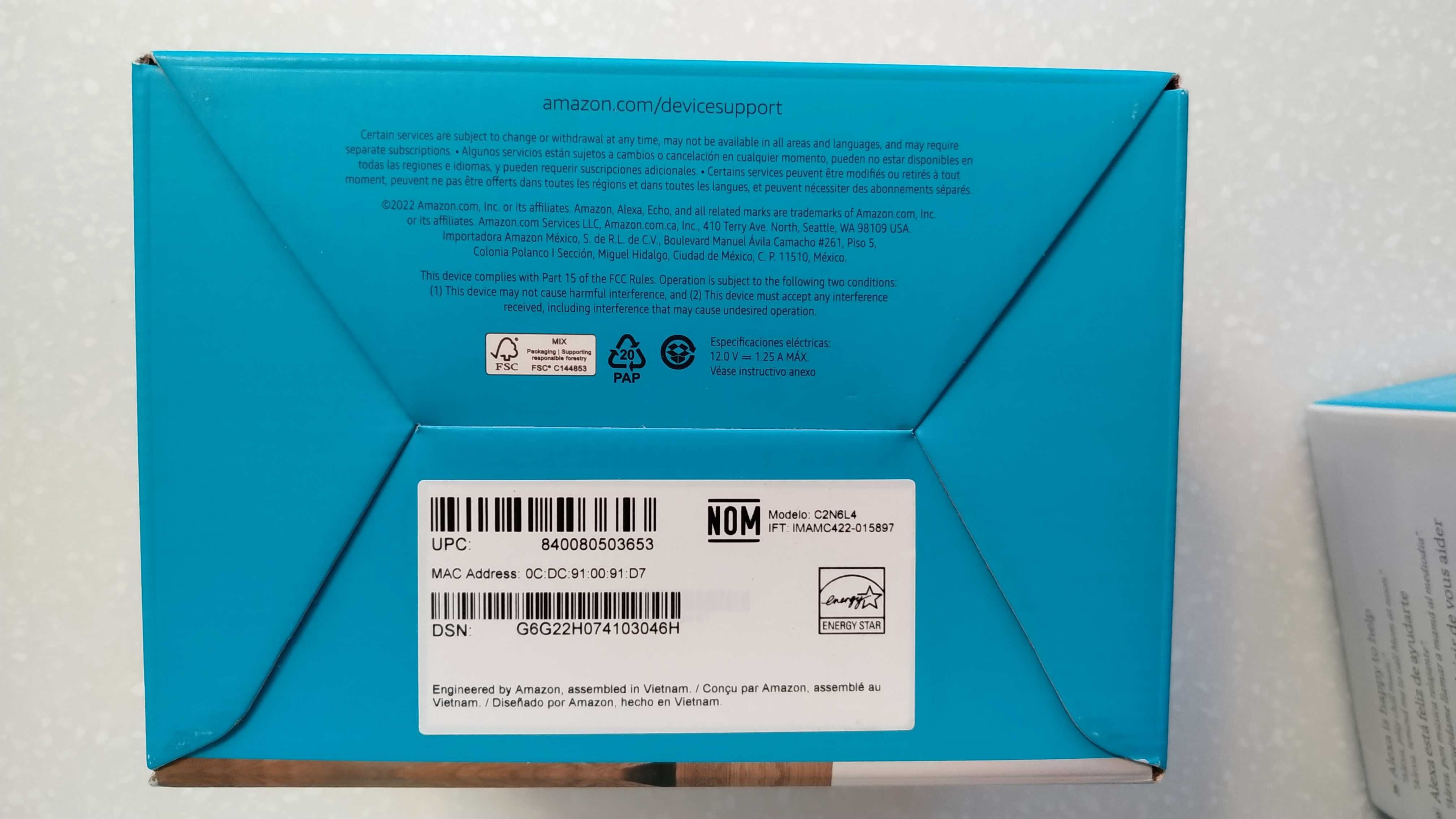 Новая из США Echo Pop от Amazon умная колонка репетитор английского
