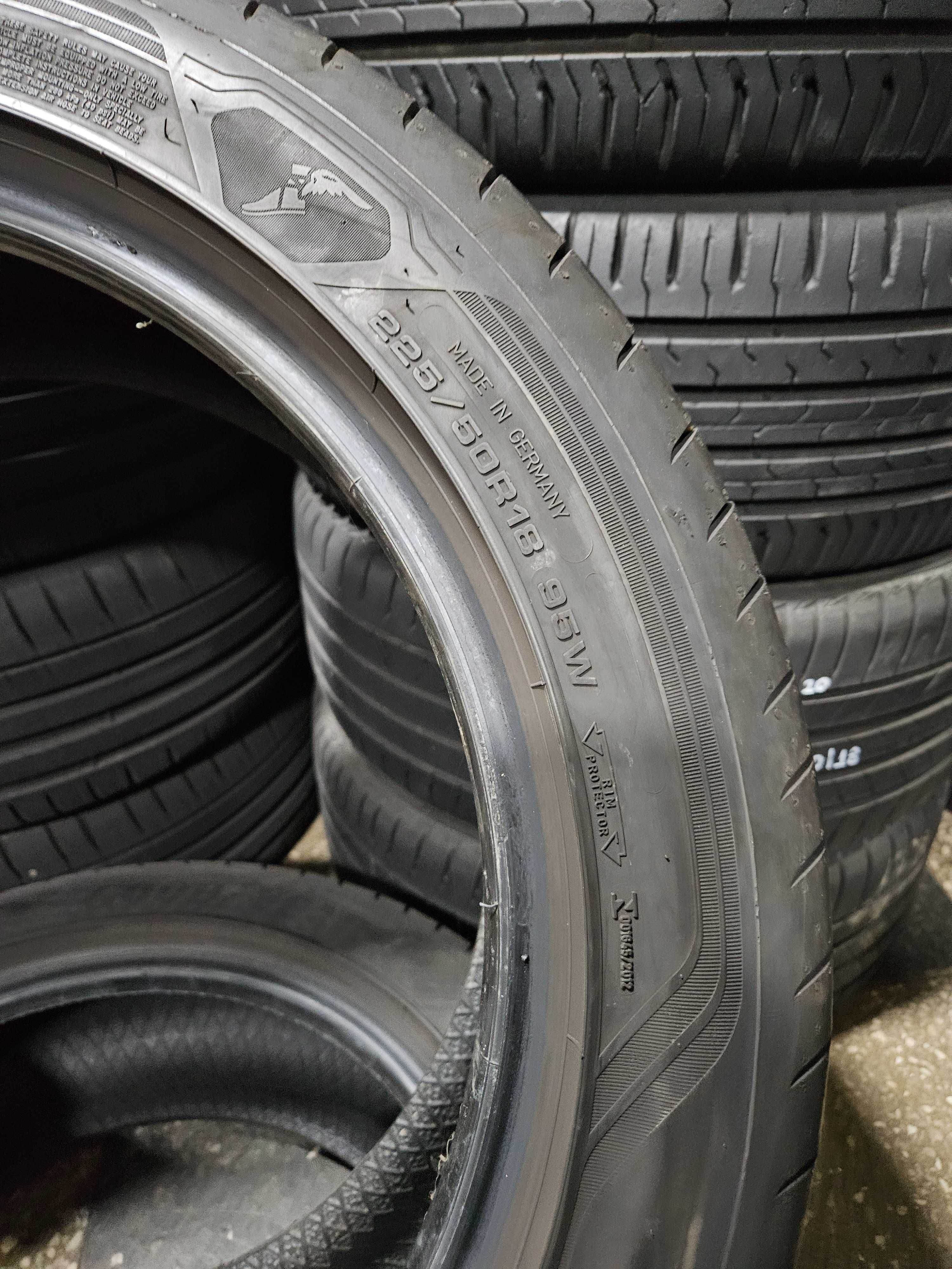 2бр 225/50/18 GOODYEAR RFT 7мм грайфер дот:21г безплатен монтаж