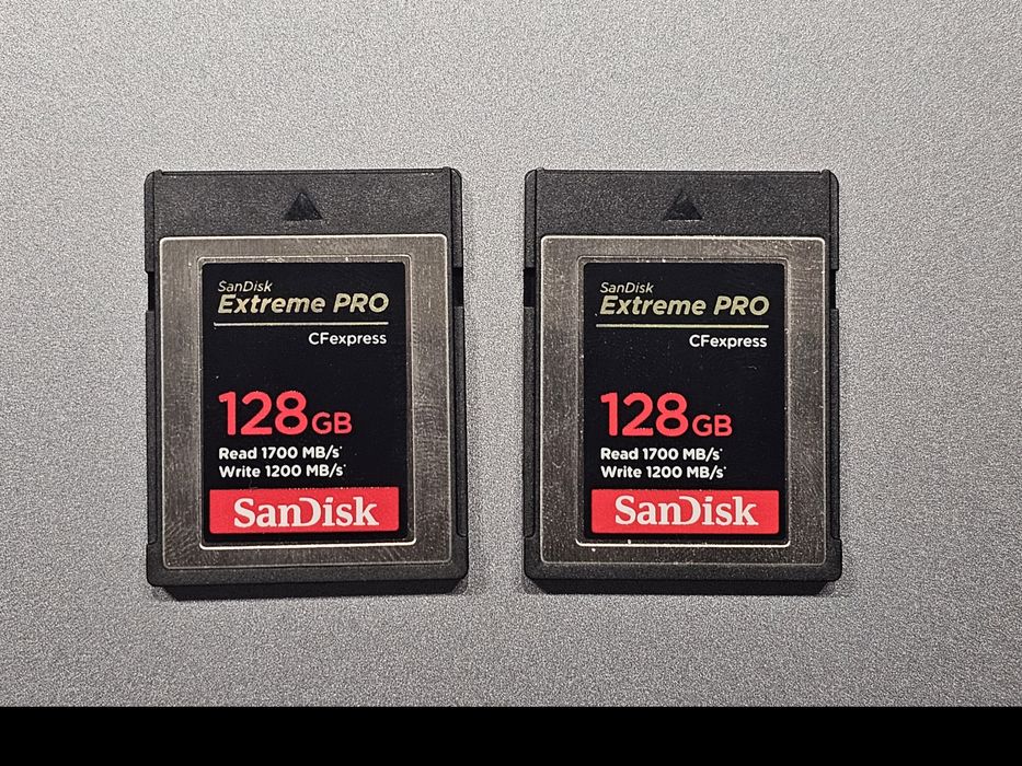 Vand 2 Card 128GB SanDisk Extreme PRO CFexpress Type B - garantie