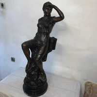 Statuie bronz semnat de H. Francois Moreau