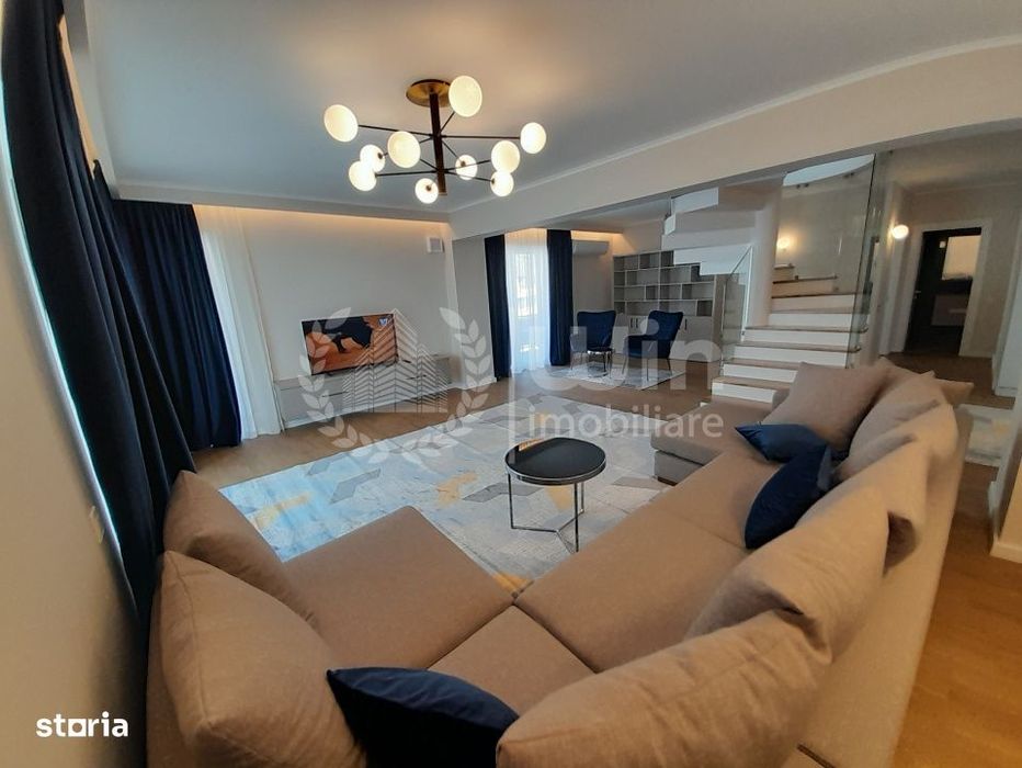 Penthouse pe 2 niveluri | Ultrafinisat | 2 Garaje incluse | Buna Ziua