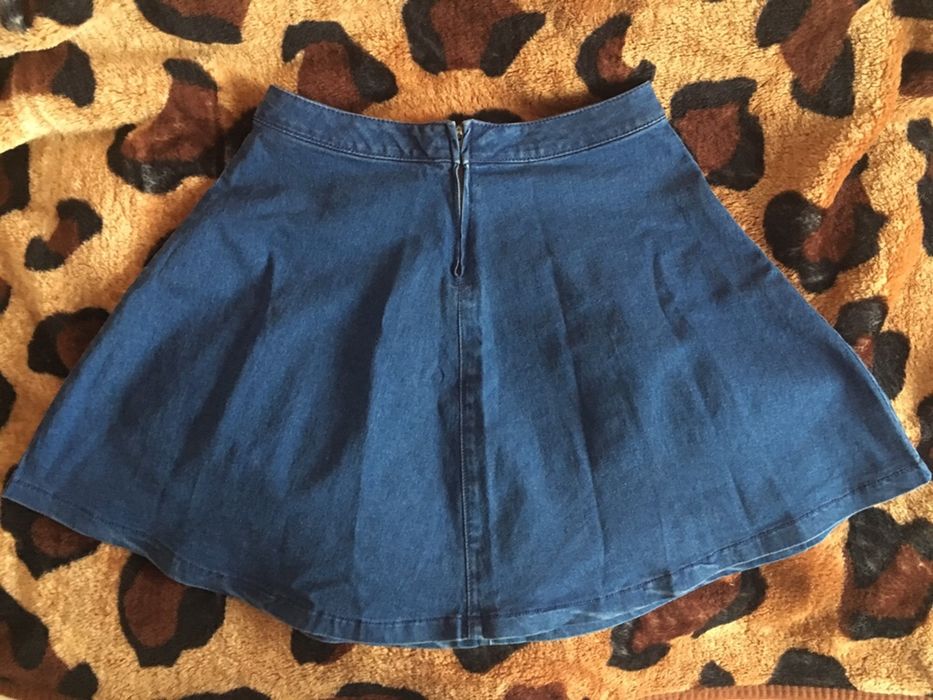 Fusta scurta denim Terranova