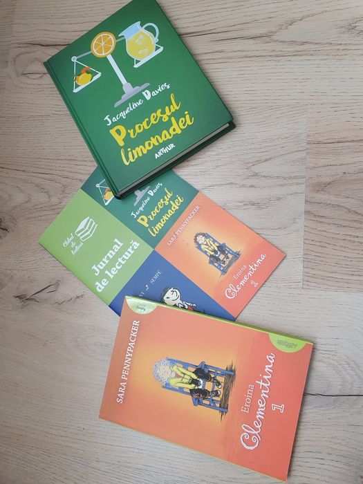 Set cărți: Procesul limonadei, Eroina Clementina plus Jurnal de lectur