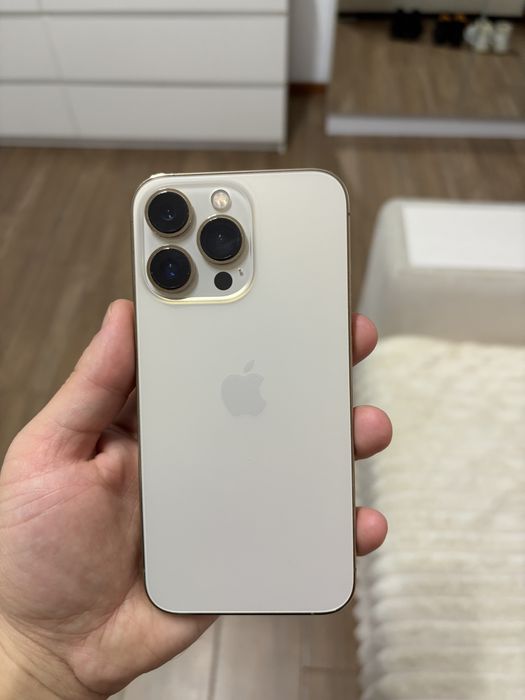 Iphone 13 pro, gold, 128G.