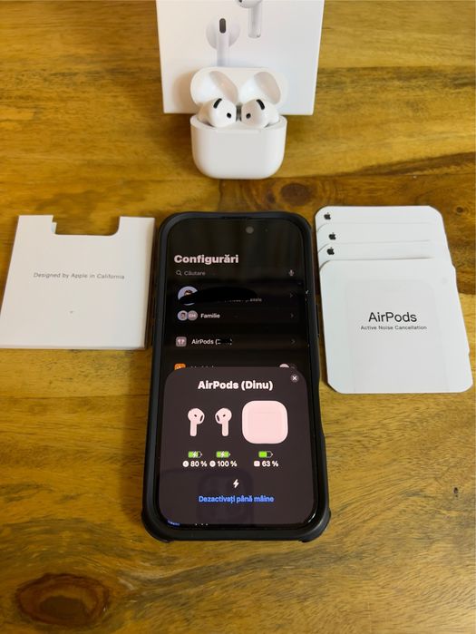 *CALITATE SUPERIOARA* Airpods 4 ANC sigilate