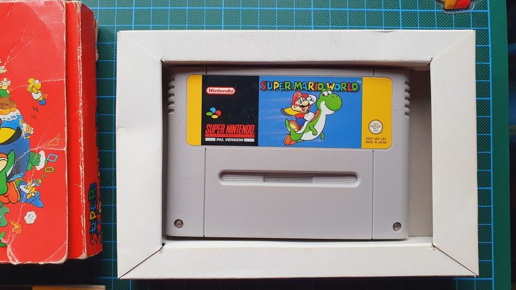 Super Nintendo consolă ~ Super Mario World (1992) ~ red box