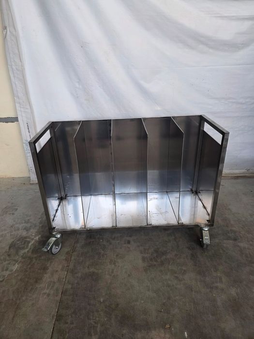 Немска количка за чували от неръждаема стомана