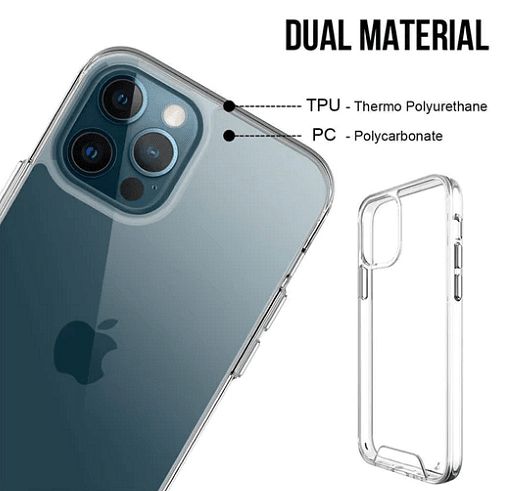 Прозрачен Кейс SPACE CASE за Apple iPhone 12 | 12 Pro | Pro Max Mini