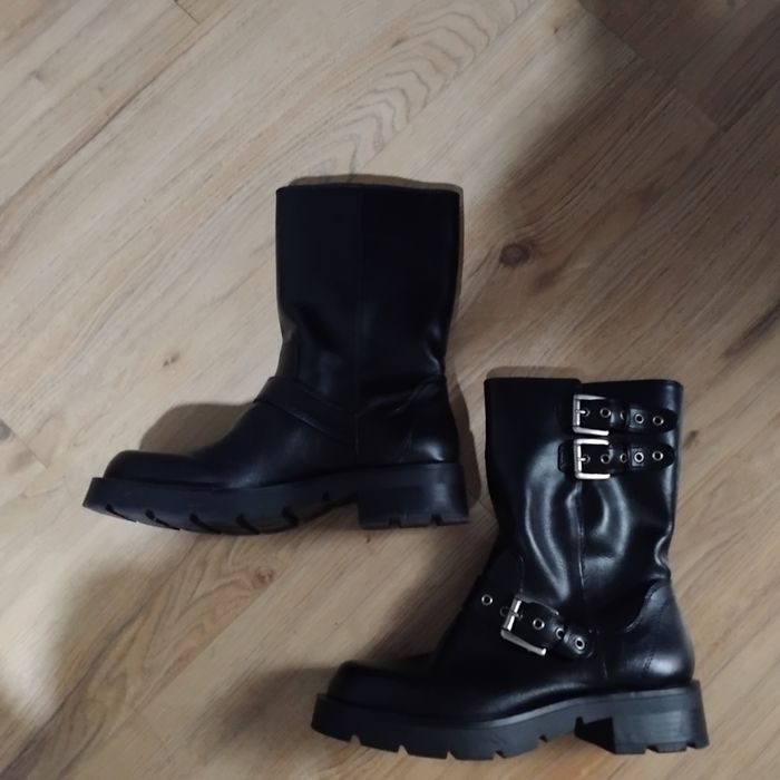Дамски Черни боти  Zara 38