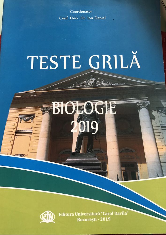 Teste grila Biologie 2019 pentru admiterea la UMF