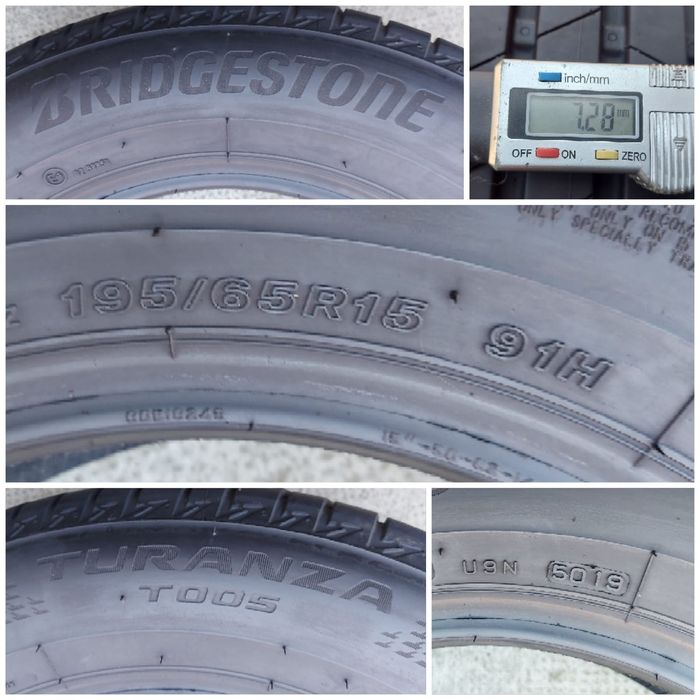 O bucată 195/65 R15 vară - una Bridgestone Continental