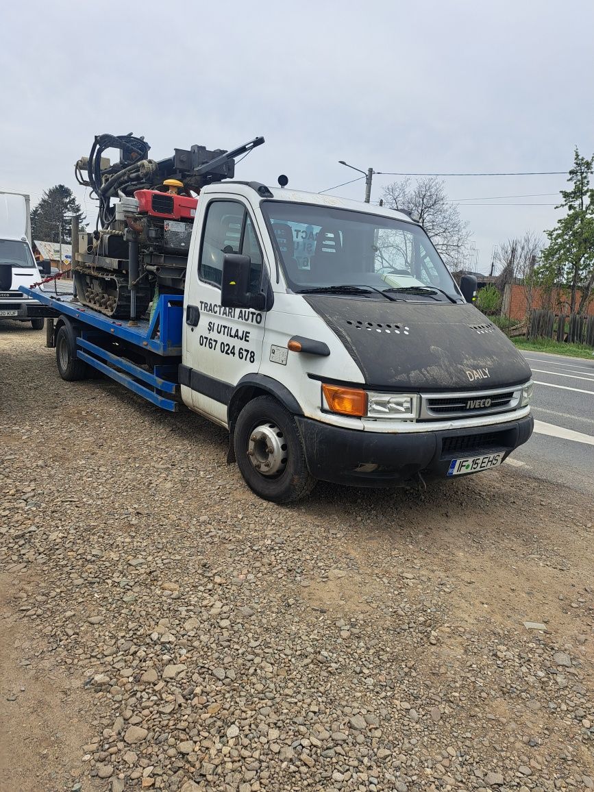 Tractări Auto și Utilaje  platou 6m l– Non-Stop | București & Ilfov