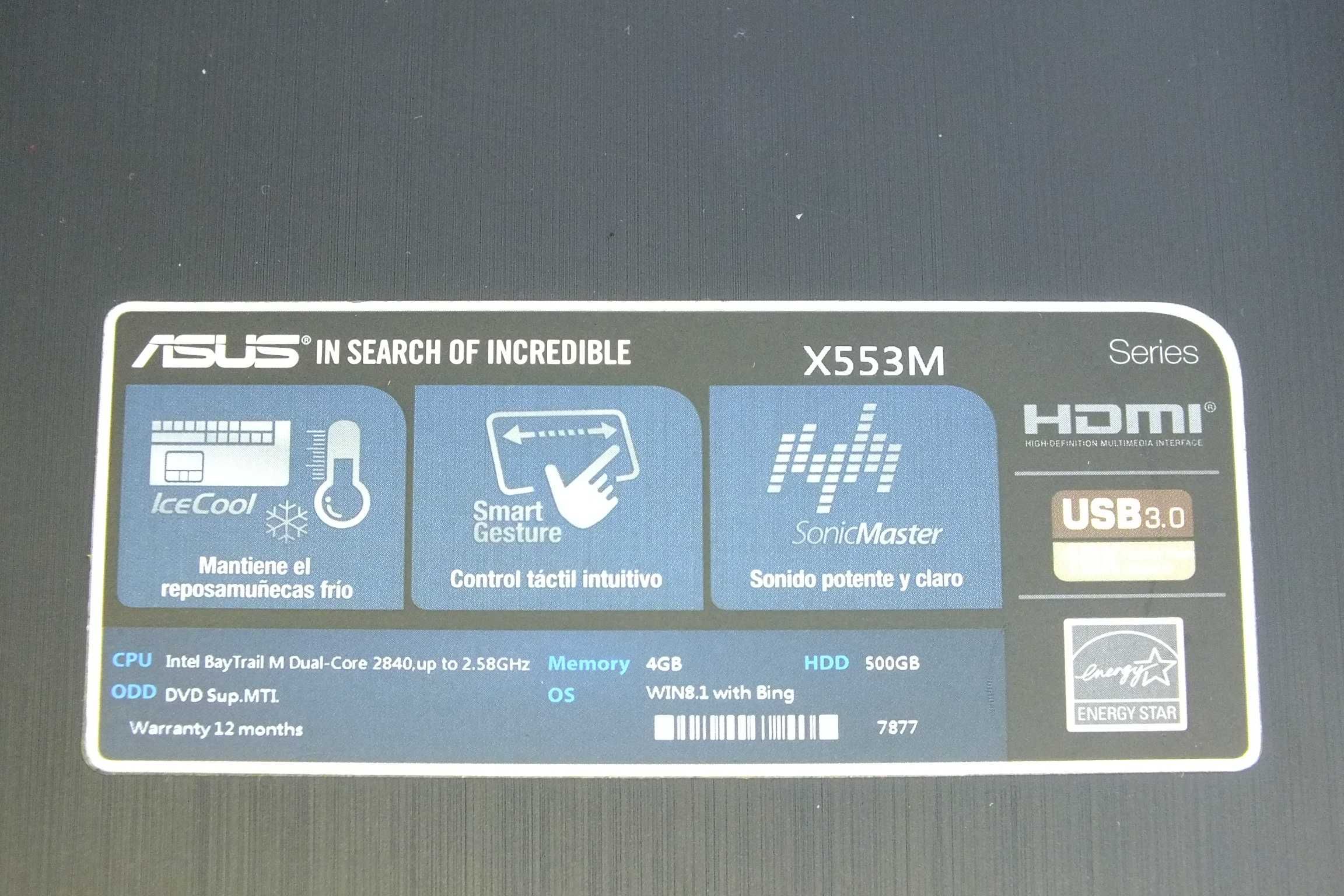 laptop Asus X553M