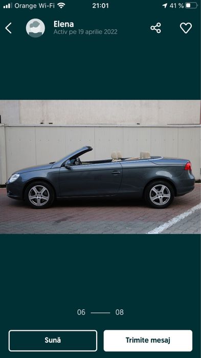 Vw EOS decapotabil,in perfecta stare