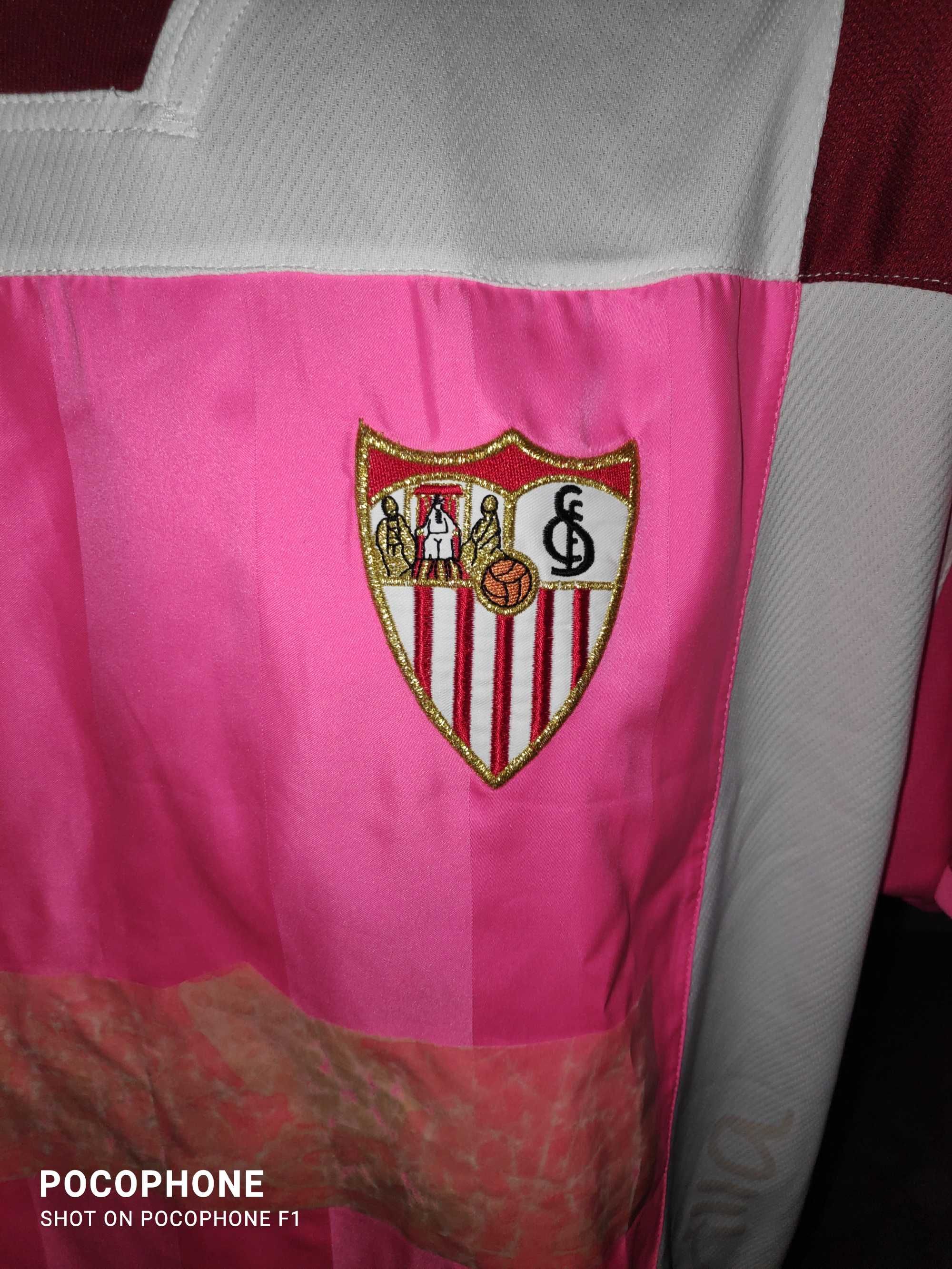 tricou fc sevilla joma marimea L/XL de colectie raritate