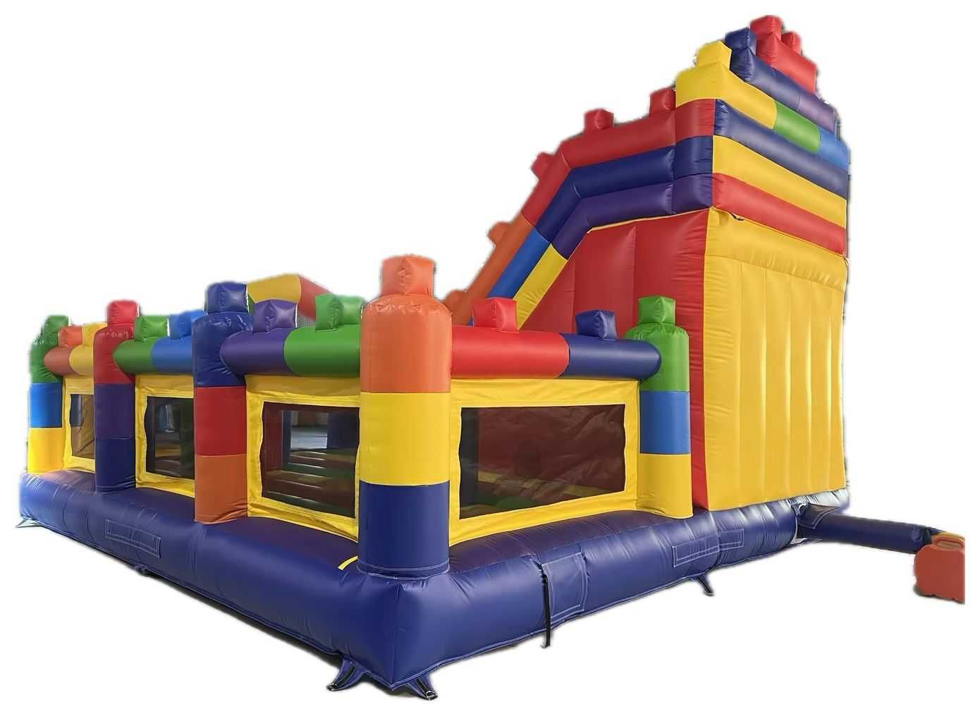 Tobogan Gonflabil Cu Obstacole și Spațiu de Joacă Magic Land