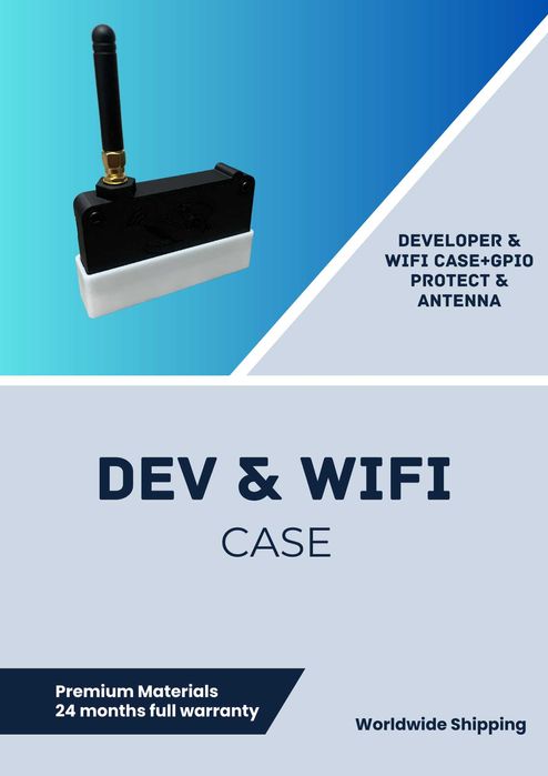 Carcasa placa Wi Fi Flipper Zero Developer Board + Antena 3Dbi--433Mhz