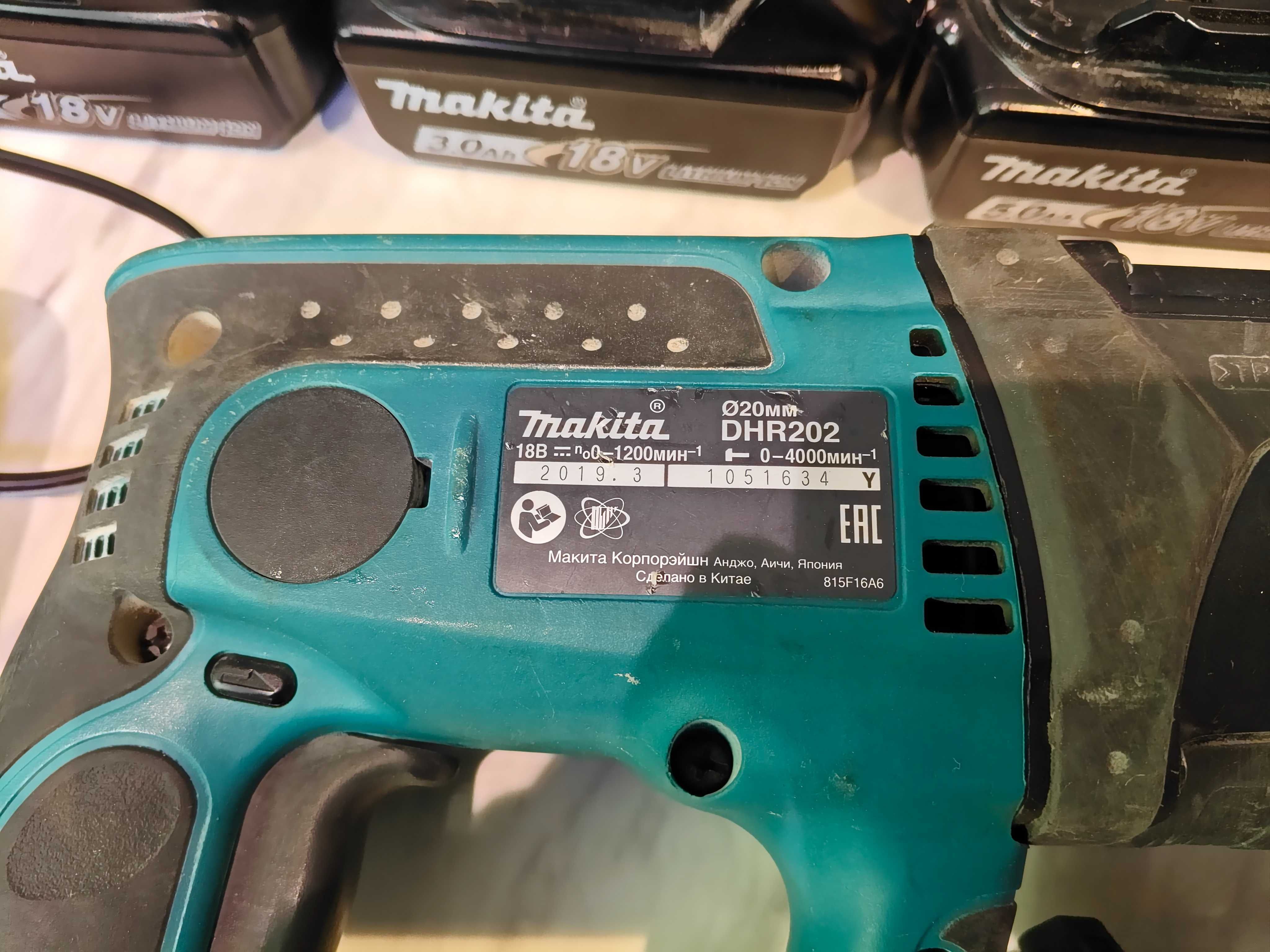 Аккумуляторный перфоратор Makita