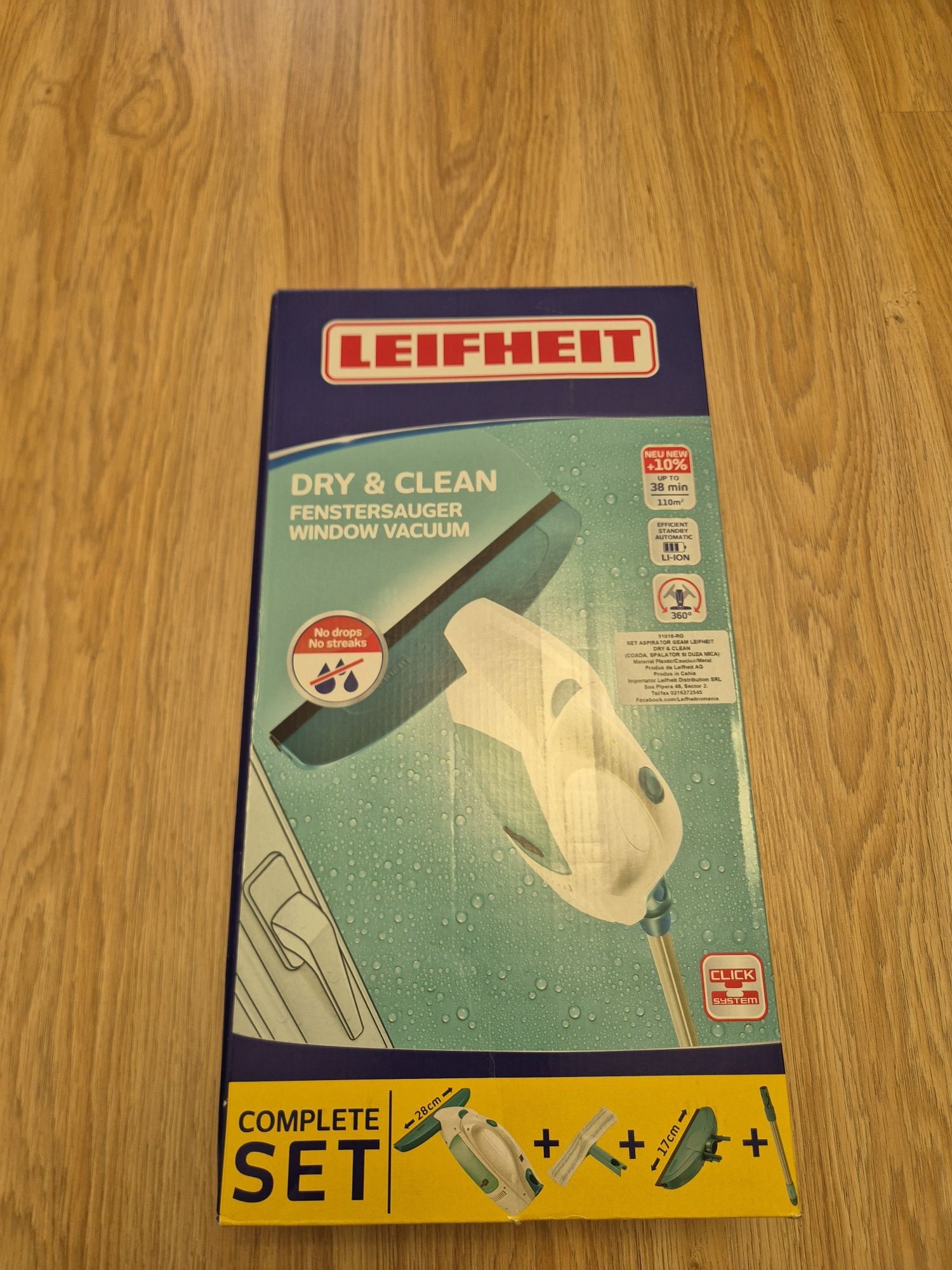 Уред за почистване на прозорци Leifheit