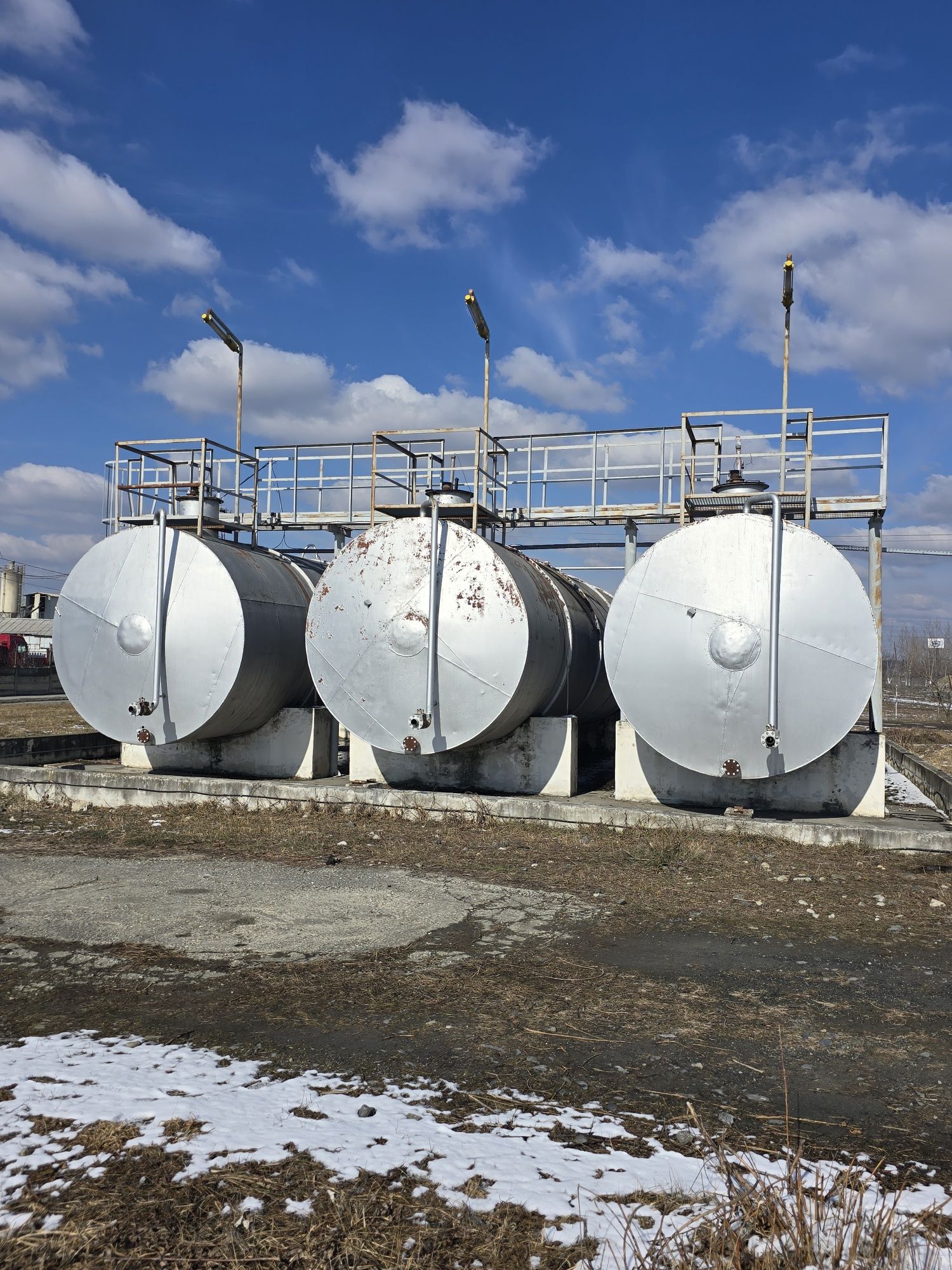 Rezervoare metalice bazine depozitare 12mc-100mc