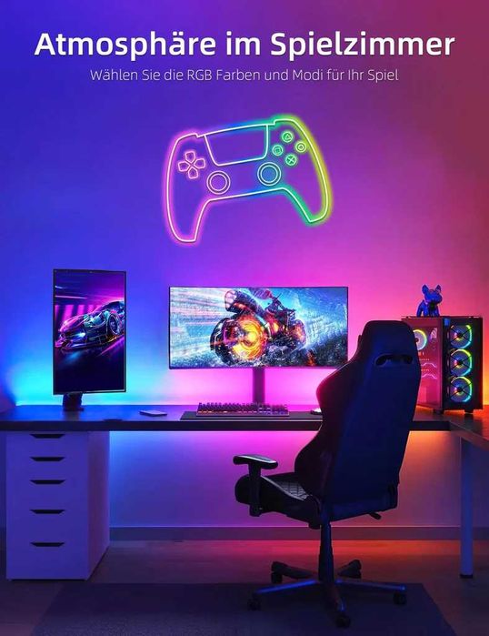 10M RGB LED неонови въжени светлини за открито IP65 Bluetooth