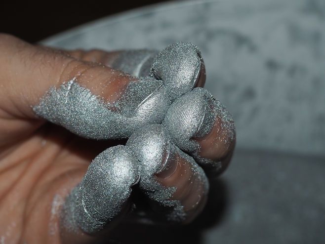 Алюминиевый пигмент Высший сорт Порошок "серебрянка" пудра алюминиевая