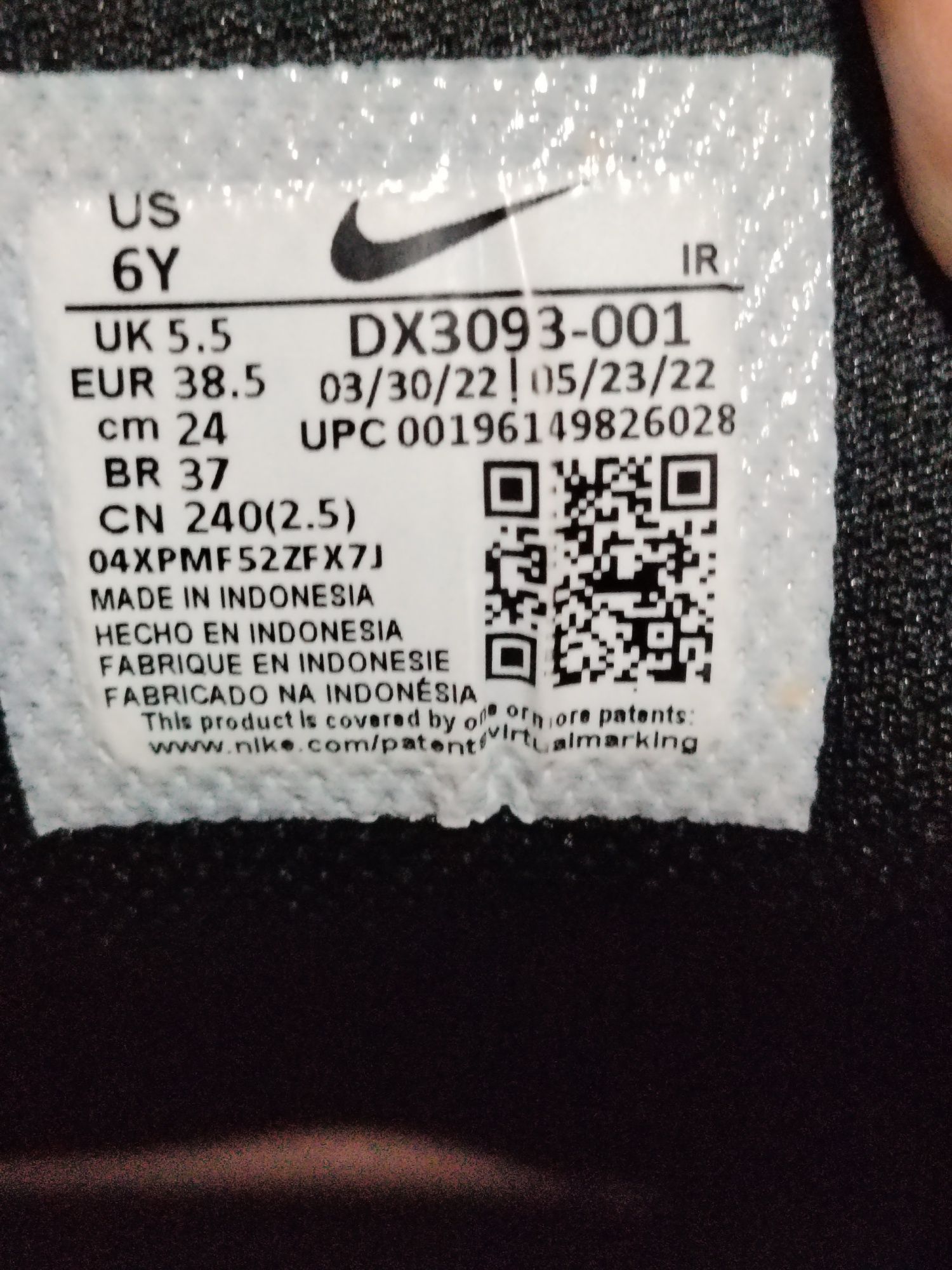 NIKE Air Max Plus Tn, mărimea 38,5, interior talpă 24 cm