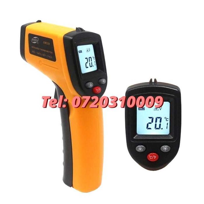 Termometru Industrial Profesional 50 380c Uni Galbennegru