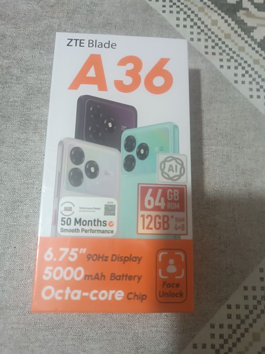 А36 ZTE новый телефон