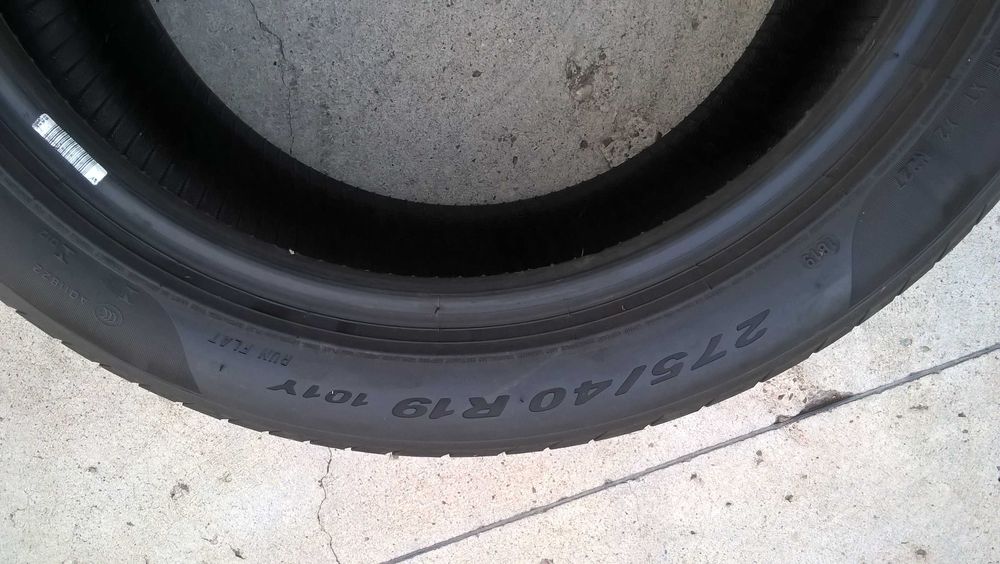 O anvelopa vara 275 40 19 pirelli p zero MO run flat profil 6,5 mm