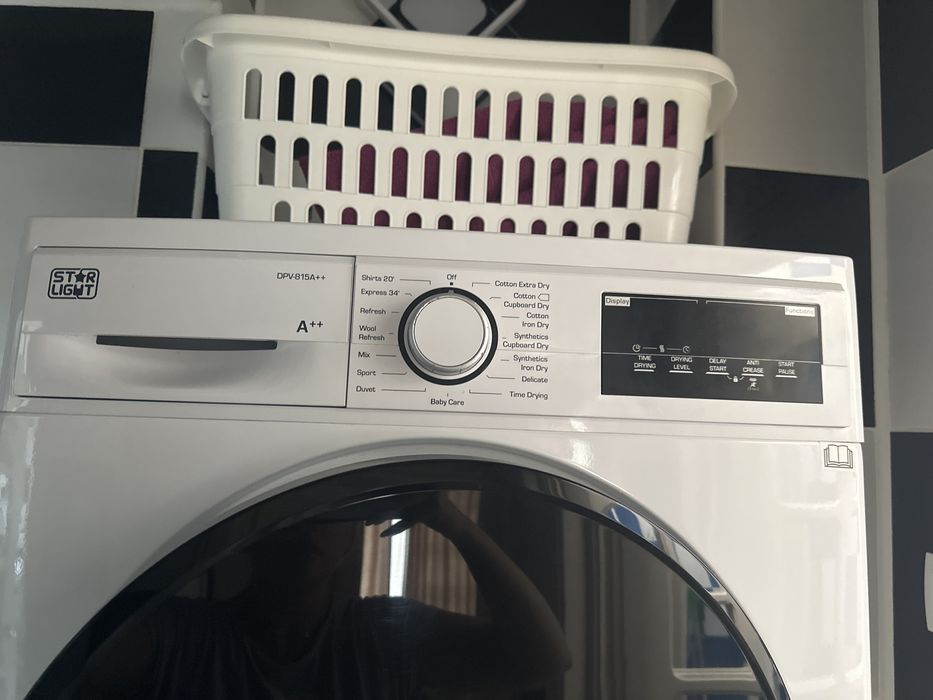 Uscator rufe cu pompa de caldura