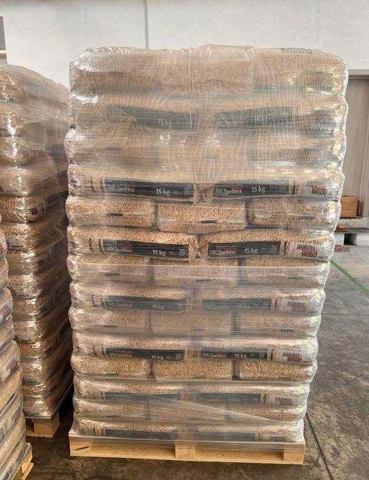 австрийски бели пелети EN+ A1 Plus, най-високо качество