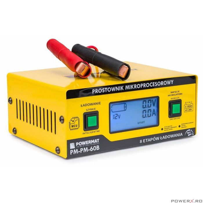 Redresor cu microprocesor 60B Baterie 6V-12V, Powermat