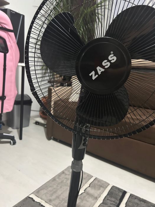Ventilator cu picior ZASS - Stare Impecabilă (Aproape Nou)