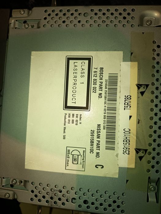 Navigație originală Nissan Qashqai J10 + card hărți + cod activare + r