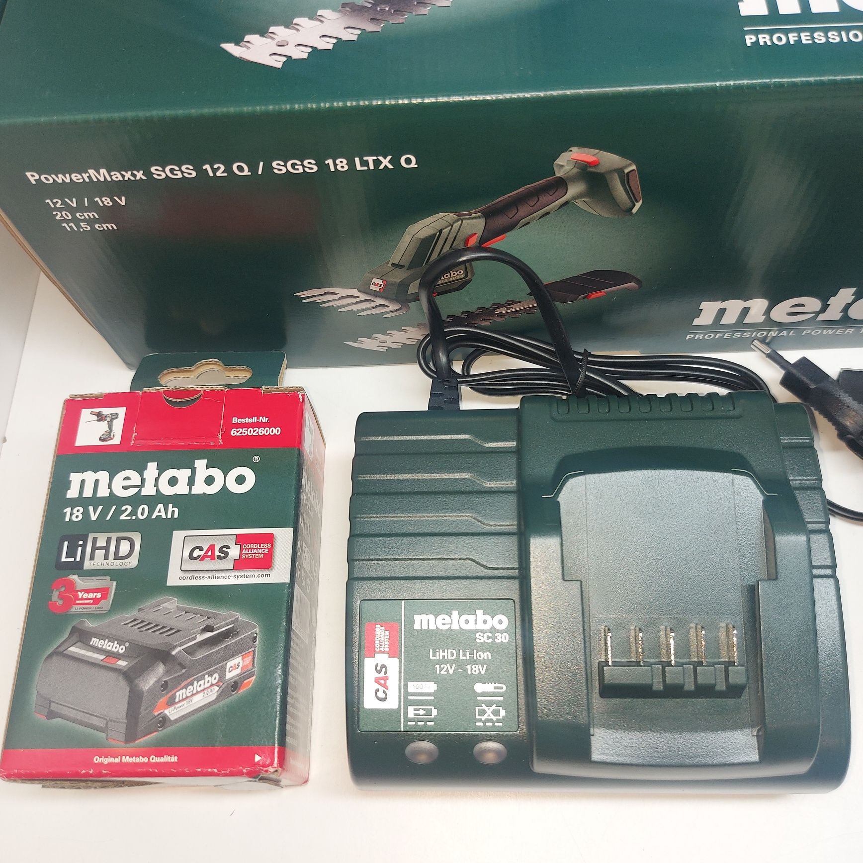 Акумулаторна ножица за трева и храсти Metabo SGS 18 LTX Q