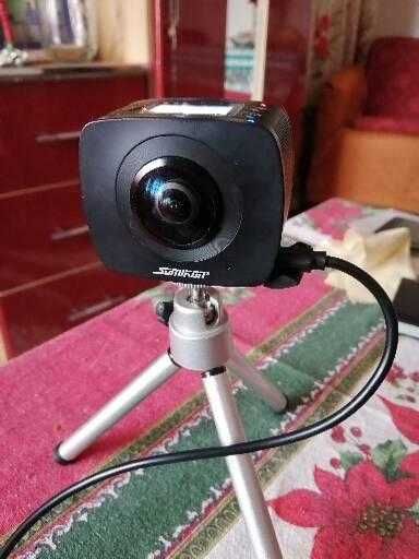 Camera 360 Somikon Cameră Full-HD-Action-360 ° cu 2 lentile wifi