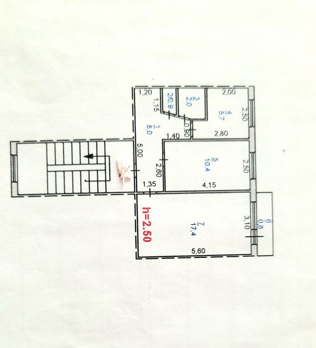 Квартира улица Камзина 25 этаж 4\5