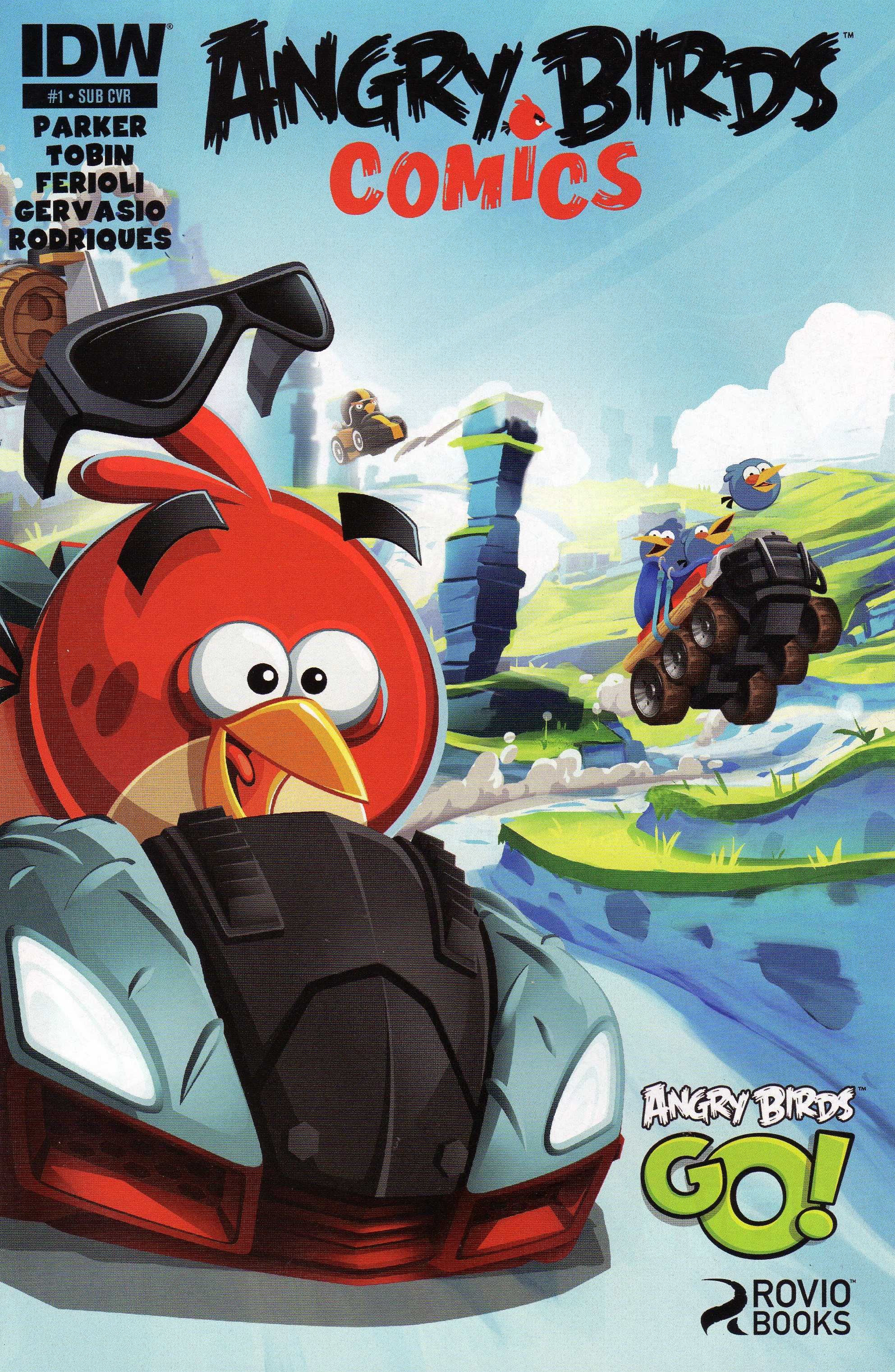 Angry Birds Comics #1 SUB CVR  IDW 2014 benzi desenate