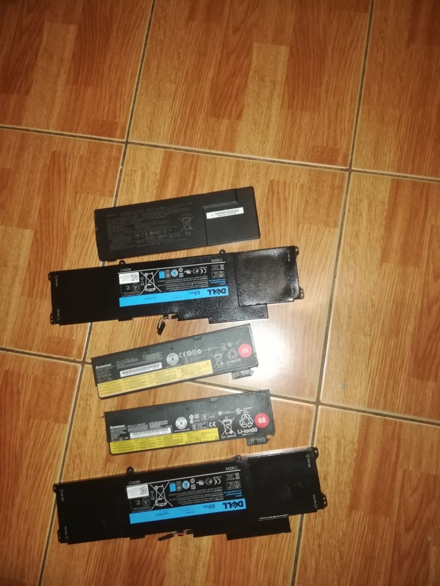 Baterie laptop 5 bucăți netestate 80lei toate