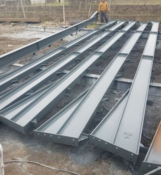 Vand structura 20x10x4 din europrofile accept variante cu duba